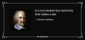 best It is Not Wisdom but Authority that Makes a Law" - T. Tymoff's